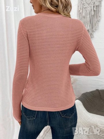 Нова елегантна блуза пепел от рози, снимка 6 - Блузи с дълъг ръкав и пуловери - 43732610