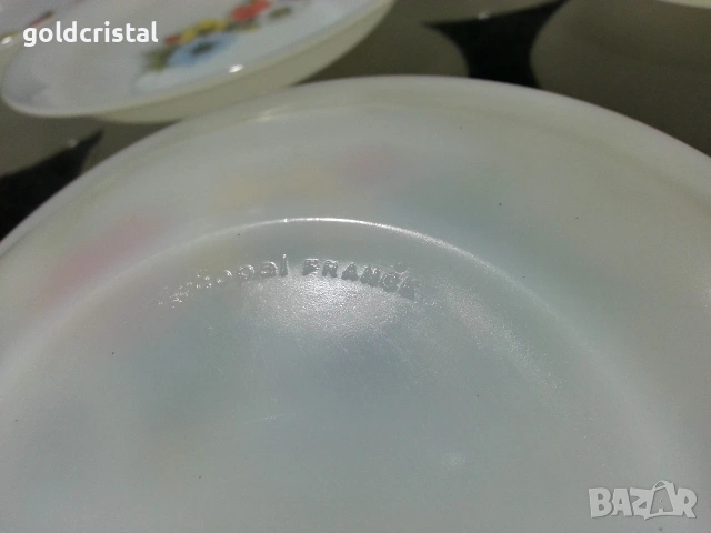 френски аркопал чинии дълбоки , снимка 7 - Антикварни и старинни предмети - 53237856