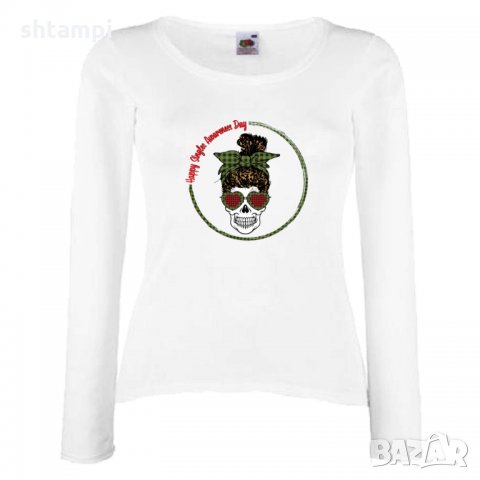 Дамска тениска Свети Валентин Skull Valentine's 19, снимка 8 - Тениски - 35582148