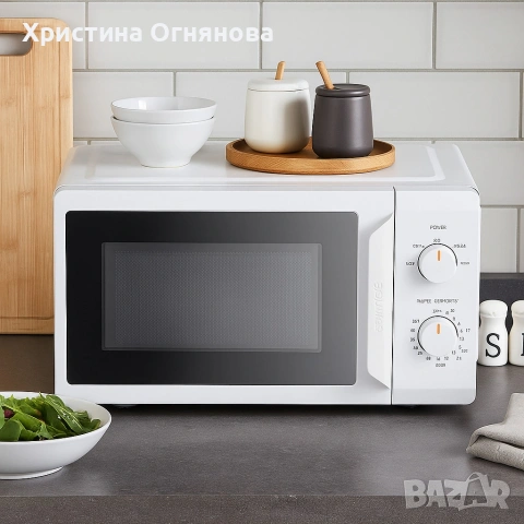 Компактна микровълнова фурна Comfee - 20 литра, 700W и 5 нива на мощност, снимка 2 - Микровълнови - 53451689
