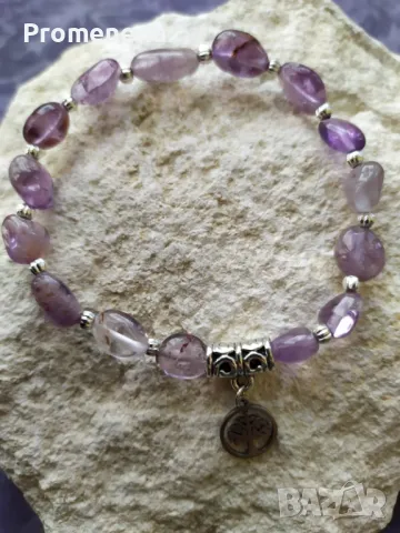 Гривна от естествени кристали, снимка 11 - Гривни - 47635333