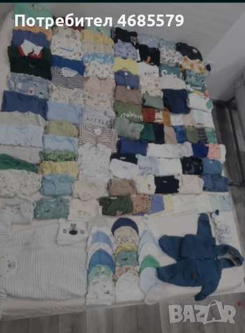 Лот Дрехи за бебе 0-3м 138 артикола 