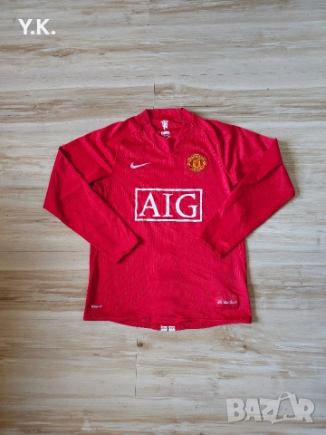 Оригинална мъжка тениска с дълъг ръкав Nike x F.C. Manchester United x Ronaldo / Season 08-09 (Home)