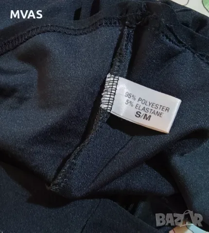 Нов черен парти топ блестящ XS размер, снимка 5 - Корсети, бюстиета, топове - 49447171