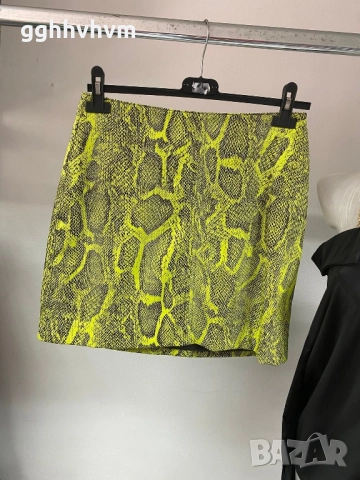 кожена пола на h&m, снимка 2 - Поли - 52093315