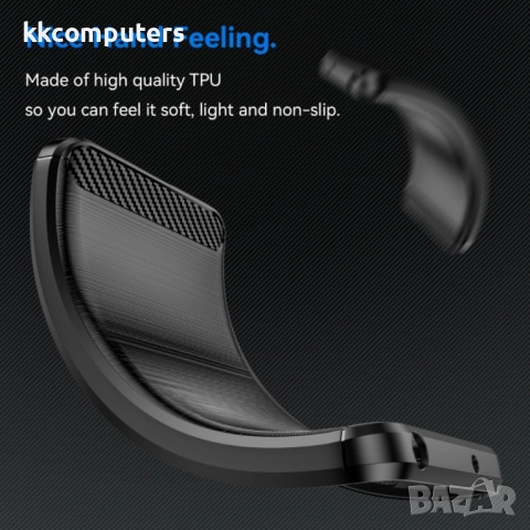 Honor 200 Lite 5G Удароустойчив Carbon Fiber Калъф и Протектор, снимка 5 - Калъфи, кейсове - 52610901