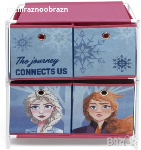 Детски шкаф с четири чекмеджета Disney Frozen II