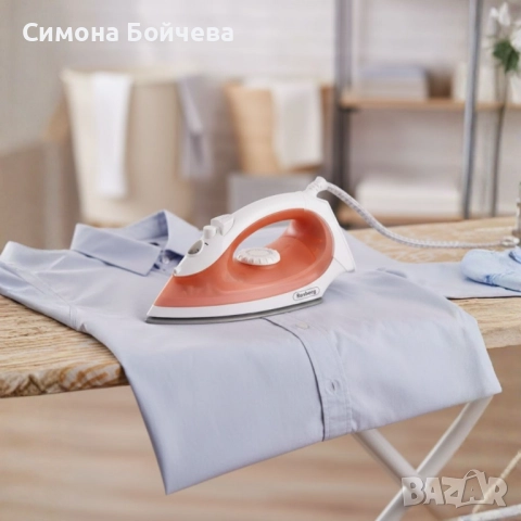 Парна ютия Rosberg R51050FC 2000W с керамична плоча и термостат, снимка 2 - Ютии - 52819328