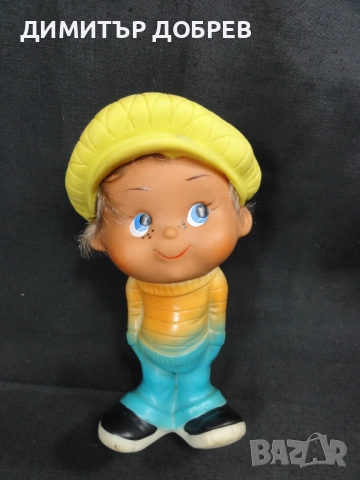 СТАРА РЕТРО СОЦ ГУМЕНА ИГРАЧКА КУКЛА ХУЛИГАНА ЧОЧКО, снимка 5 - Колекции - 52047938