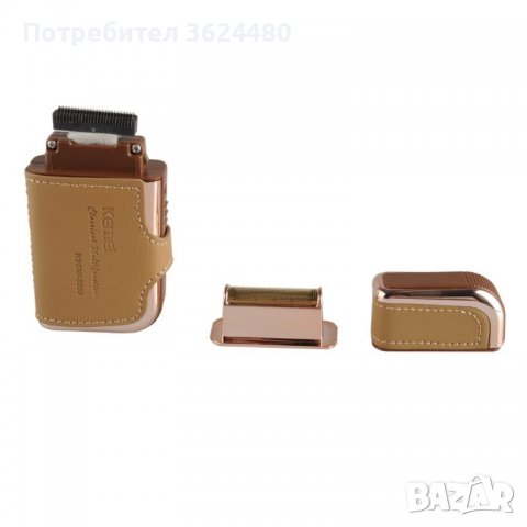 Мъжка самобръсначка тример Kemei KM-5600, преносима за брада и тяло, снимка 6 - Други стоки за дома - 39922948