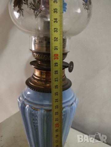 Стара газова (газена) лампа, снимка 5 - Антикварни и старинни предмети - 43974268