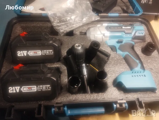 Акумулаторен безчетков гаиковер 3в1 880 nm, снимка 3 - Винтоверти - 47772174