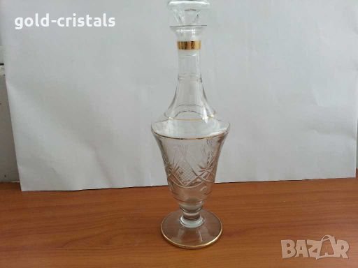 Ретро кристална гарафа, снимка 7 - Антикварни и старинни предмети - 28906214