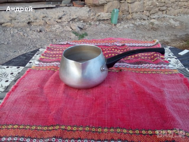 Старо алуминиево джезве #3, снимка 2 - Други ценни предмети - 27317331