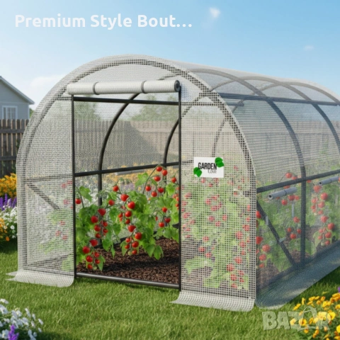 Компактна бяла оранжерия - професионална защита и идеални условия за вашите култури - 3 х 2 х 2м, снимка 5 - Други стоки за дома - 53592763