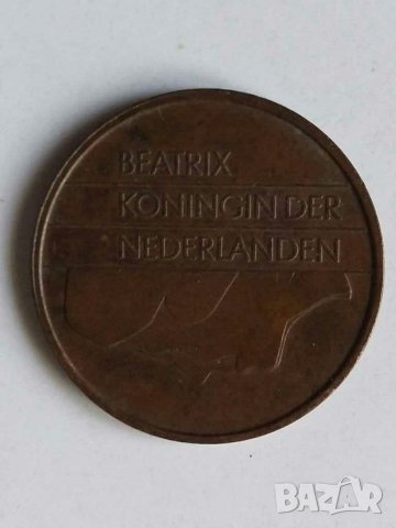 Монета Нидерландия 1985г., снимка 2 - Нумизматика и бонистика - 28548352