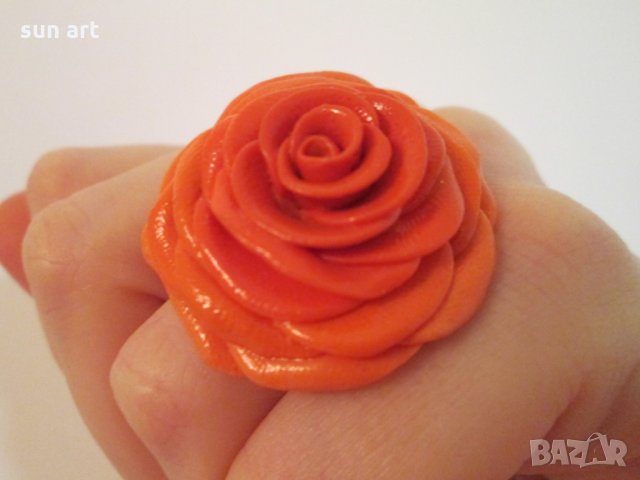 рози-арт пръстени , снимка 1 - Пръстени - 27633620
