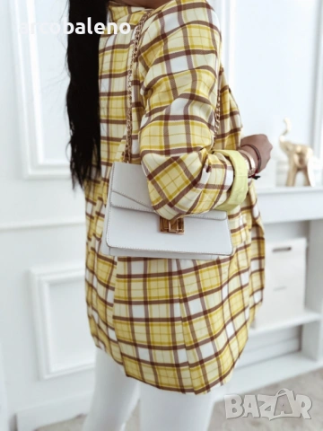 Дамско карирано сако, 3цвята , снимка 5 - Сака - 53527044