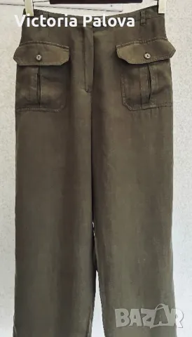 Модерен ленен панталон TRISET, снимка 12 - Панталони - 49810990