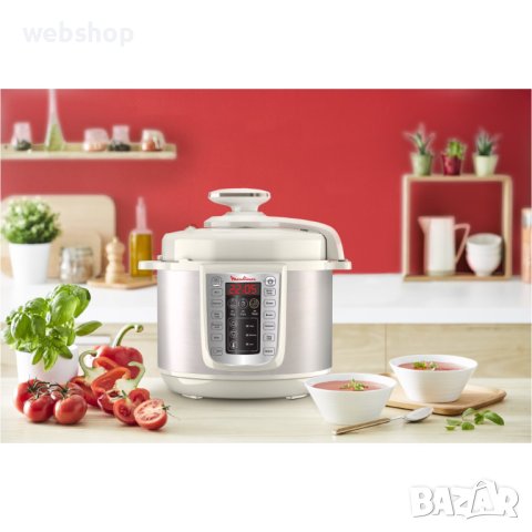 Мултикукър Moulinex с 25 програми за бързо и лесно готвене, ГАРАНЦИЯ 24 МЕСЕЦА, снимка 1