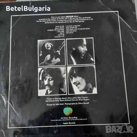 Let it be,Beatles,album VINYL,E.M.I., снимка 2 - Грамофонни плочи - 43836277