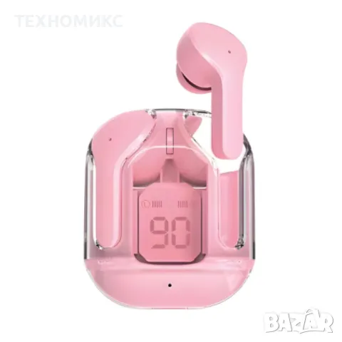 Безжични Bluetooth слушалки с LED дисплей и вграден микрофон, снимка 3 - Резервни части за телефони - 49181111