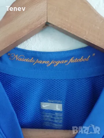 Brazil Nike оригинална футболна тениска фланелка Бразилия размер L, снимка 9 - Тениски - 49697605