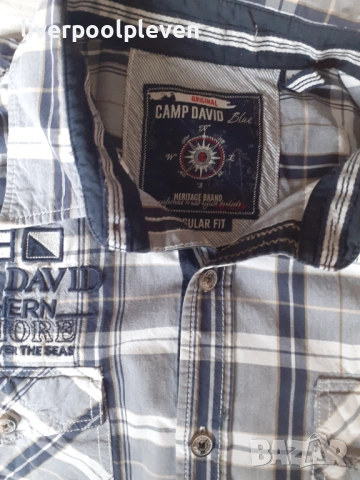 👉Camp David Original L ефектна, снимка 7 - Ризи - 53491036