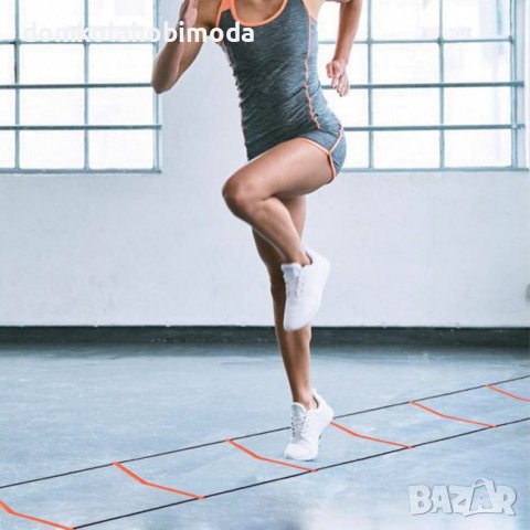 Стълба за ускорение и темпо 3.2x0.45 м, текстил пластмаса, сгъваема