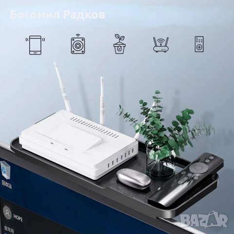 Настолна стойка за екран тип рафт, снимка 1 - Стойки, 3D очила, аксесоари - 43980963