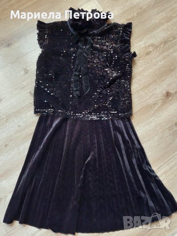 Елегантна черна рокля , снимка 7 - Рокли - 43225801