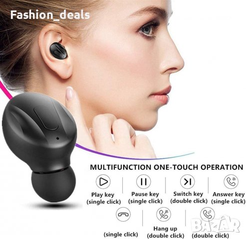 Нови Безжични слушалки Спортни с кутия за зареждане Earbuds за музика, снимка 2 - Bluetooth слушалки - 39259056