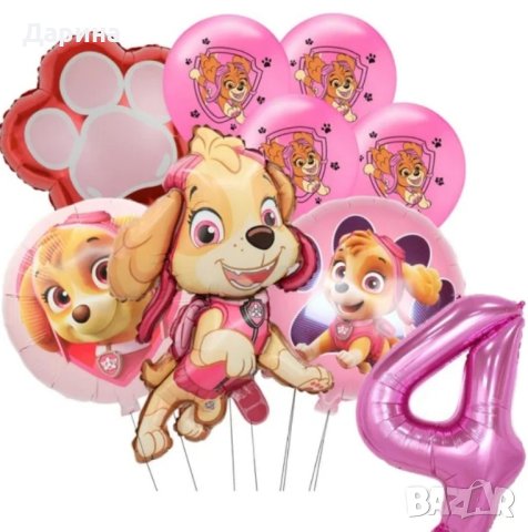 Парти сет Скай - Пес патрул, снимка 2 - Други - 41043940