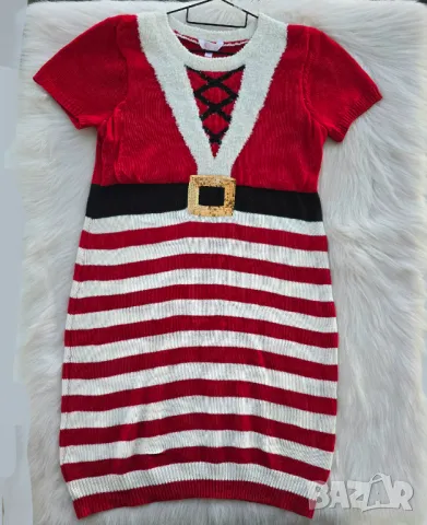 Дамска Коледна рокля Л-ХЛ, снимка 5 - Рокли - 48414669