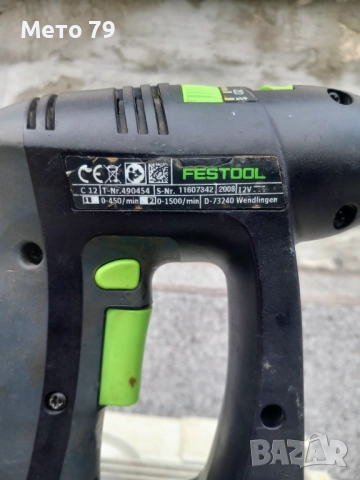 Festool C 12 Винтоверт , снимка 5 - Винтоверти - 52910619