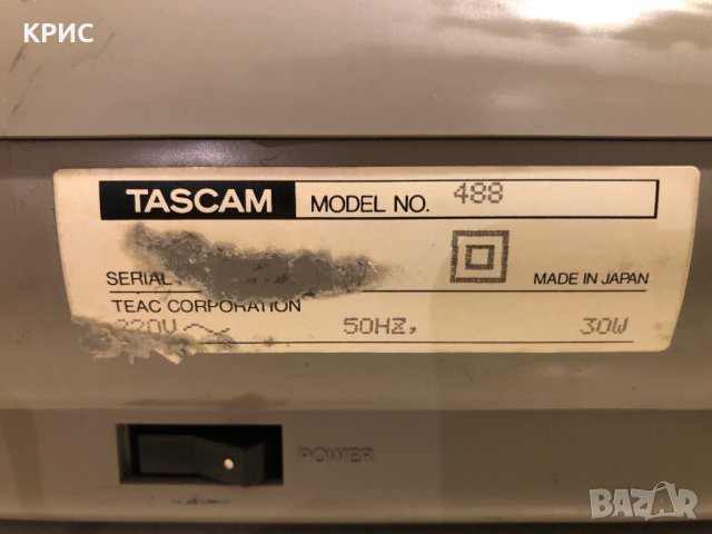 Tascam Deck Portastudio 488 8-Track Cassette Recorder, снимка 17 - Декове - 44115711