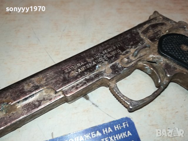 СТАР ПИСТОЛЕТ-МЕТАЛЕН ЗАПАЛКА 0502241116, снимка 3 - Антикварни и старинни предмети - 44140695