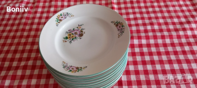 Чинии български порцелан, снимка 2 - Чинии - 52422197