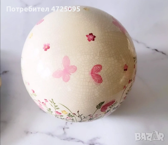 Керамична топка, снимка 3 - Декорация за дома - 53501254