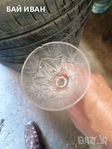 СТАРИ КРИСТАЛНИ ЧАШИ, снимка 9 - Сервизи - 40834828