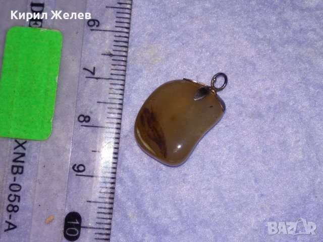 СТАР СКЪПОЦЕНЕН АРТ НУВО СРЕБЪРЕН РЕТРО ВИНТИДЖ МЕДАЛЬОН ПОЛУСКЪПОЦЕНЕН КАМЪК 27235, снимка 3 - Антикварни и старинни предмети - 39305545