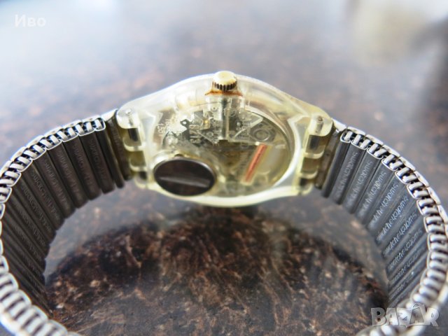 Ретро ръчен часовник SWATCH AG 1998, швейцарско производство, унисекс, снимка 6 - Дамски - 43379501