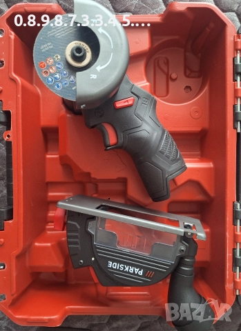 акумулаторен ъглашлайф 12В на Parkside Performance 12V в гаранция до 10.2028г., снимка 4 - Ъглошлайфи - 52843783