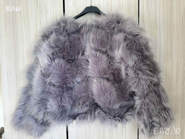 Дамско палто с косъм, снимка 2 - Якета - 52677041