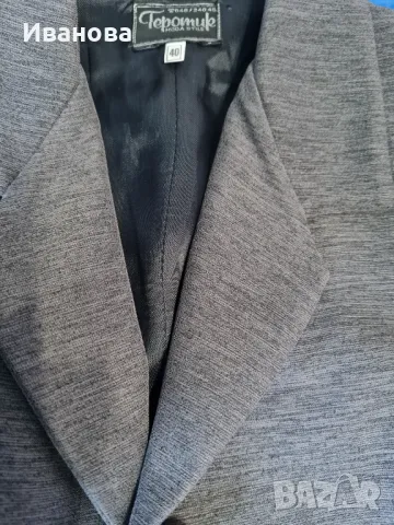 Сако в диво- зеленикаво, снимка 5 - Сака - 50245019