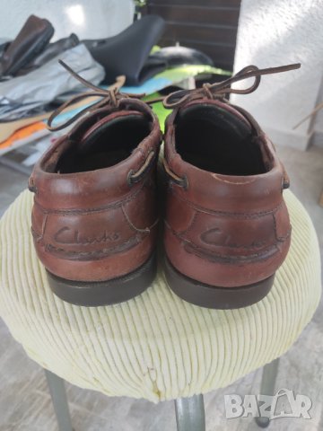 кожени обувки Clarks Port View, снимка 3 - Мокасини - 43724974
