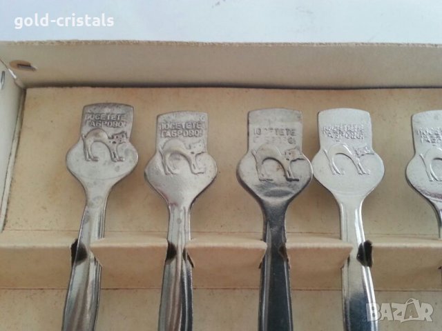 Много редки български лъжички с котка , снимка 7 - Антикварни и старинни предмети - 26608946