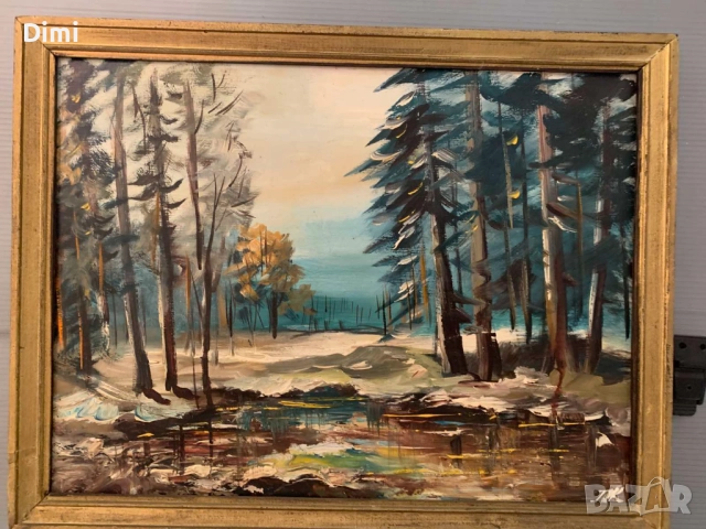 ПЕТЪР КОЛЕВ масло пейзаж