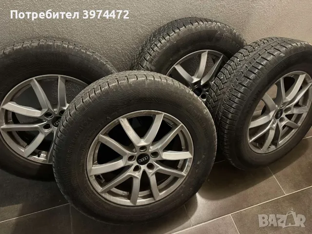 4 бр. 17" Оригинални джанти за Audi Q5 2018 с гуми, снимка 2 - Гуми и джанти - 47660491