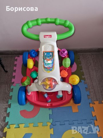 Fisher Price - Бебешка играчка за прохождане Brilliant Basics, снимка 1 - Други - 38305787